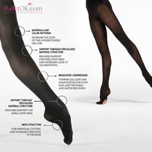 Load image into Gallery viewer, Zarely Z1 REHEARSE! PROFESSIONAL REHEARSAL HIGH PERFORMANCE BALLET TIGHTS